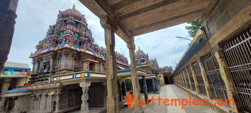 Sri Singaravelan Temple or Navaneetheswara Temple, Sikkal, Nagapattinam District, Tamil Nadu